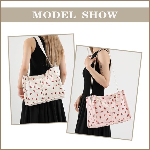 Cute Aesthetic Strawberry Purse with Removable Chain - Ideal for Everyday Use - Picture 6 of 6